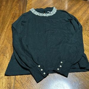 Karl Lagerfeld Sweater with pearls
